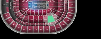 Seat view from Mezzanine