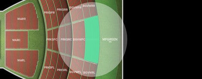 Seat view from Bridgeview