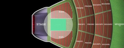 Seat view from Marina Tables