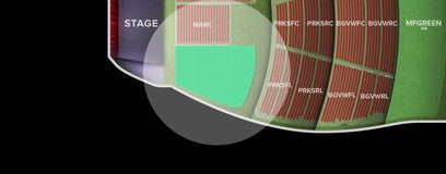 Seat view from Marina Tables