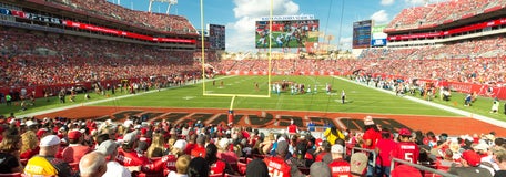 Seat view from Lower Level End Zone