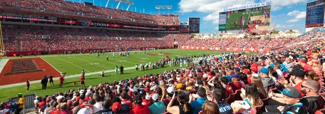Seat view from Lower Level Sideline