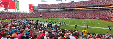 Seat view from Lower Level Sideline