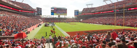 Seat view from Lower Level End Zone