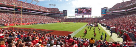 Seat view from Lower Level End Zone