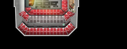 Seat view from Lower Level Sideline