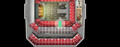 Seat view from Lower Level Sideline