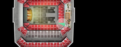 Seat view from Lower Level End Zone