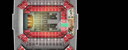 Seat view from Lower Level End Zone