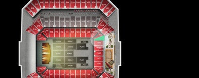 Seat view from Lower Level End Zone