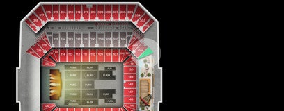 Seat view from Middle Level Corner