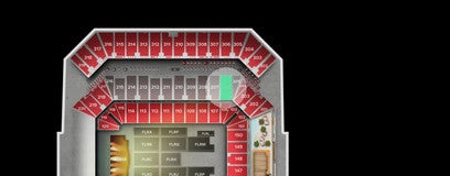 Seat view from Club Sideline