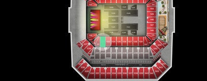 Seat view from Lower Level Sideline