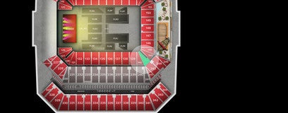 Seat view from Lower Level Sideline