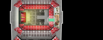 Seat view from Lower Level End Zone