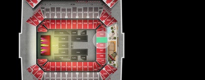 Seat view from Lower Level End Zone