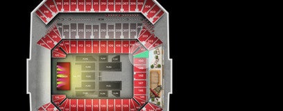 Seat view from Lower Level End Zone