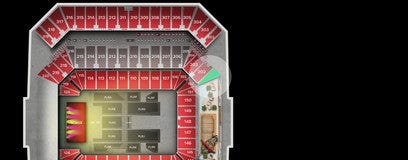 Seat view from Middle Level Corner