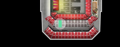 Seat view from Club Sideline