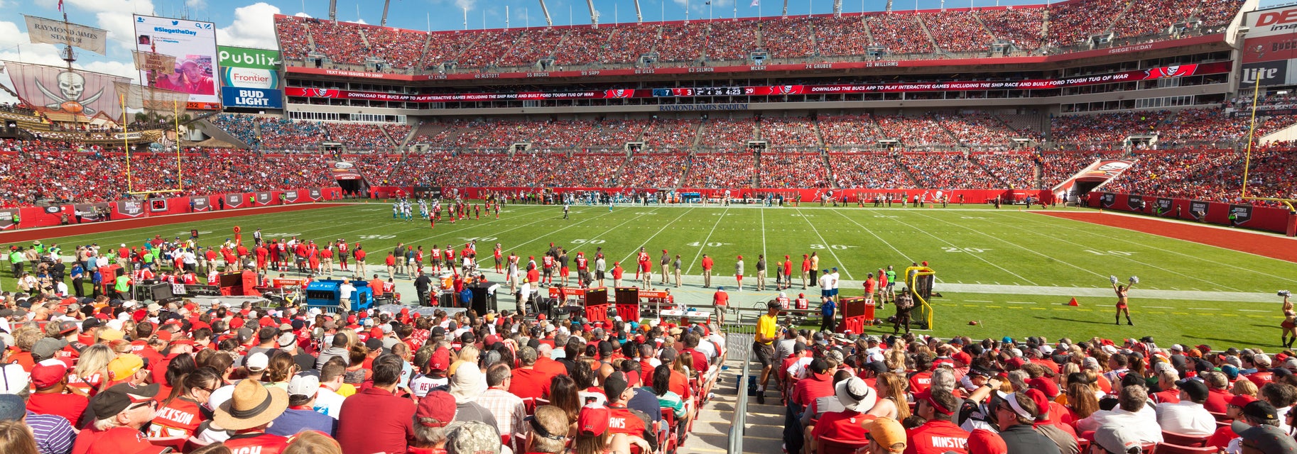 Seat view from Lower Level Sideline