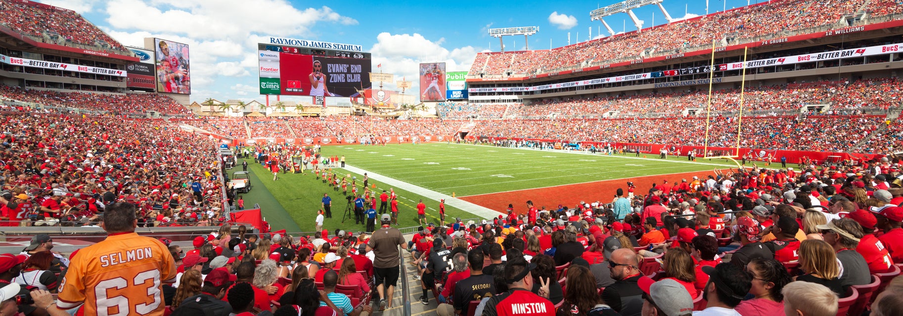 Seat view from Lower Level End Zone