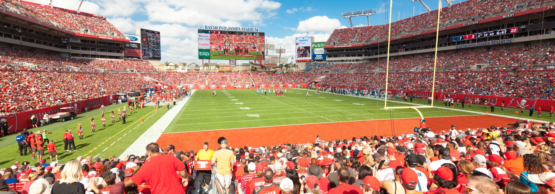 Seat view from Lower Level End Zone