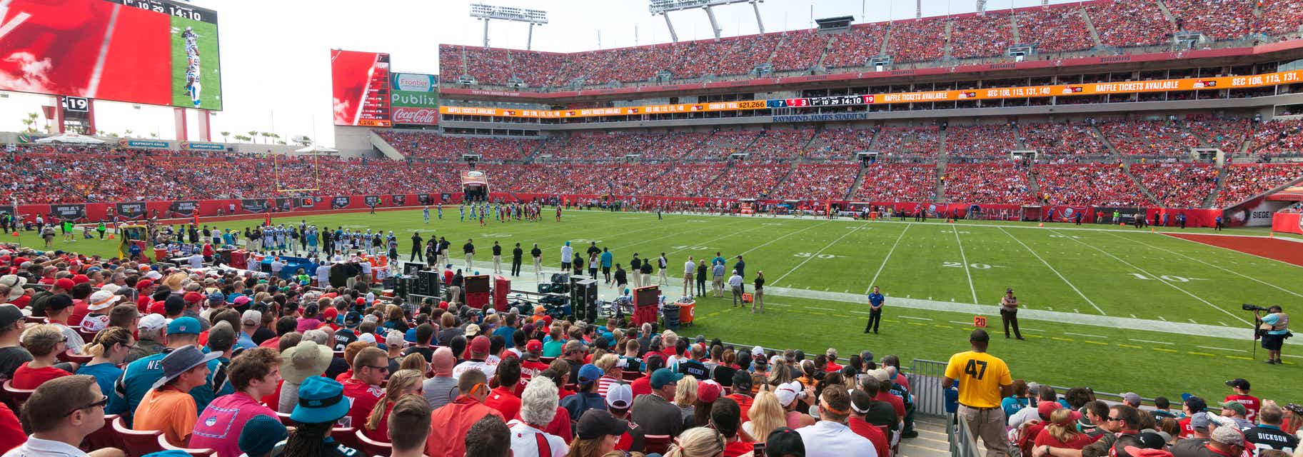 Seat view from Lower Level Sideline