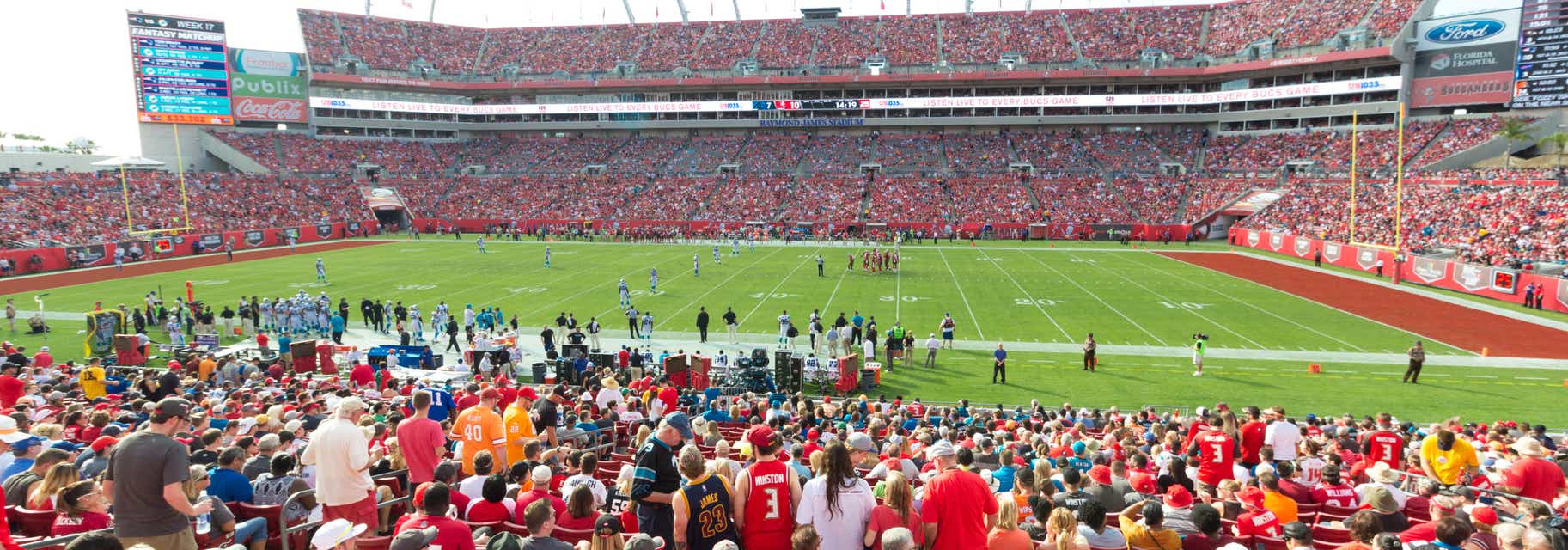 Seat view from Lower Level Sideline