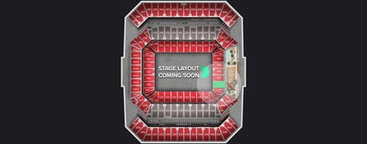 Seat view from Lower Level End Zone