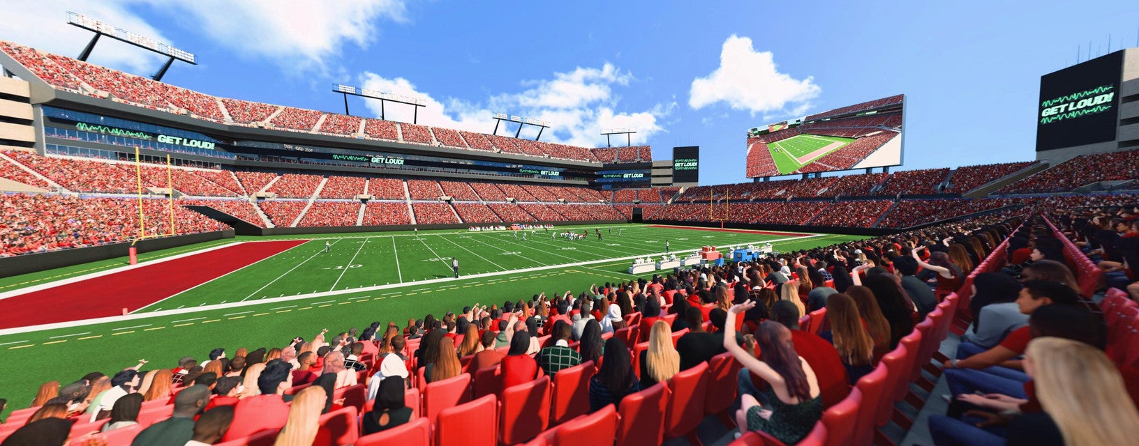 Seat view from Lower Level Sideline
