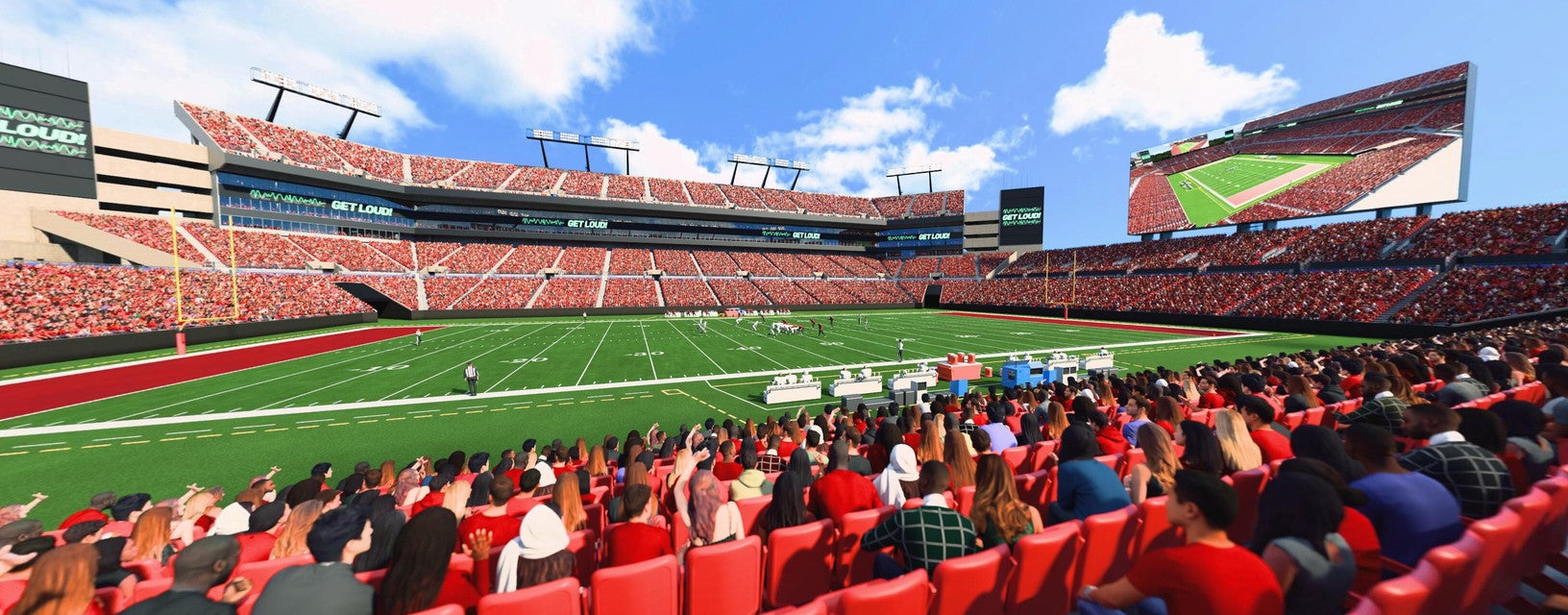 Seat view from Lower Level Sideline