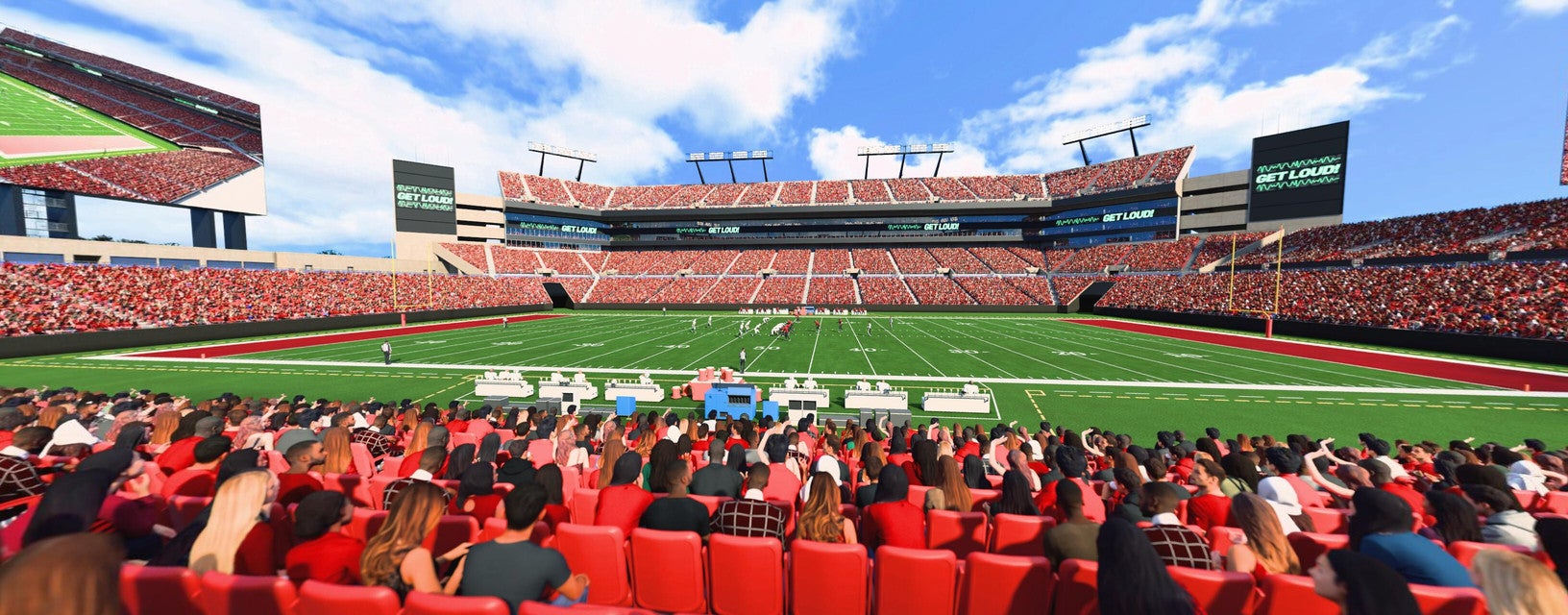 Seat view from Lower Level Sideline