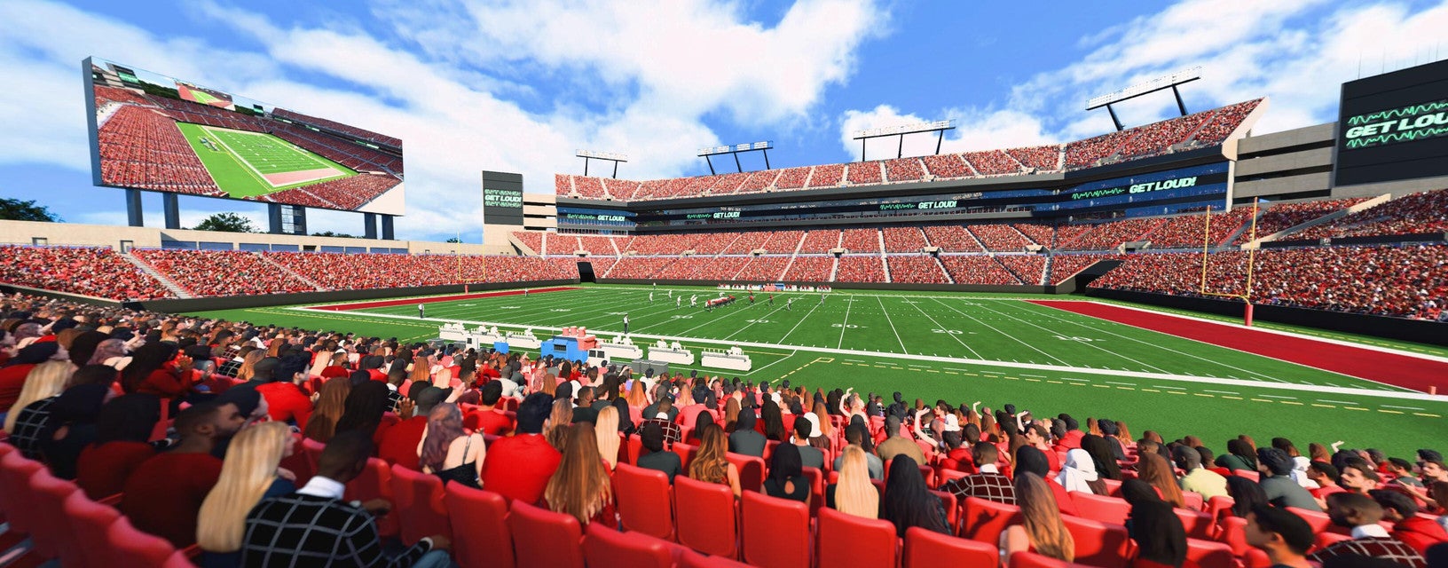 Seat view from Lower Level Sideline