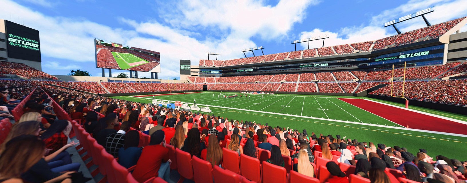 Seat view from Lower Level Sideline