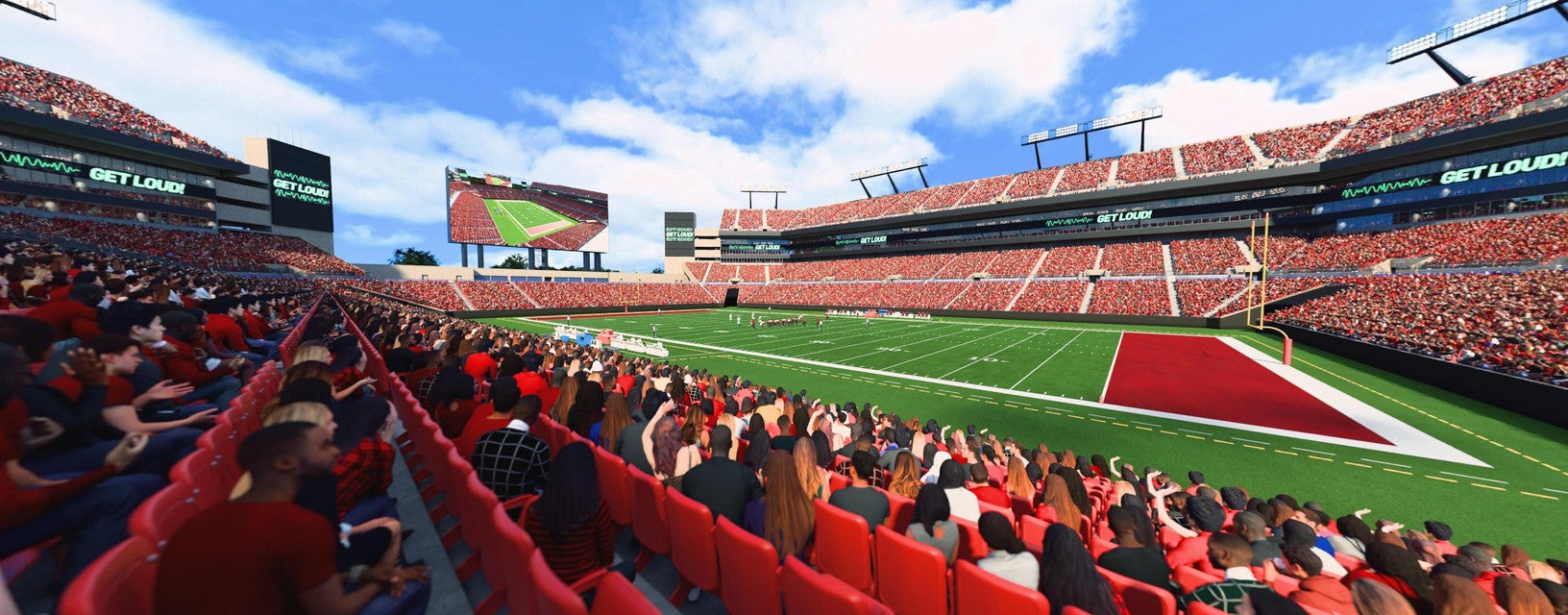 Seat view from Lower Level Sideline