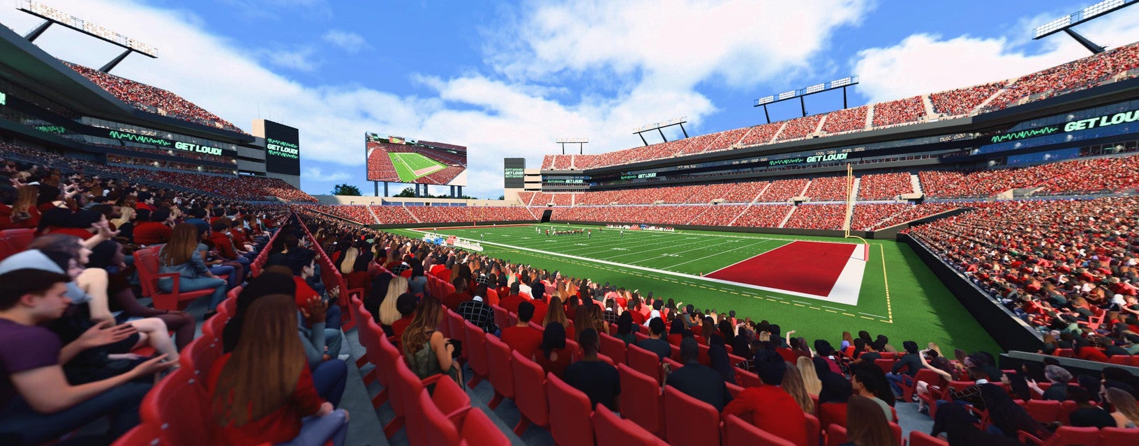 Seat view from Lower Level Sideline