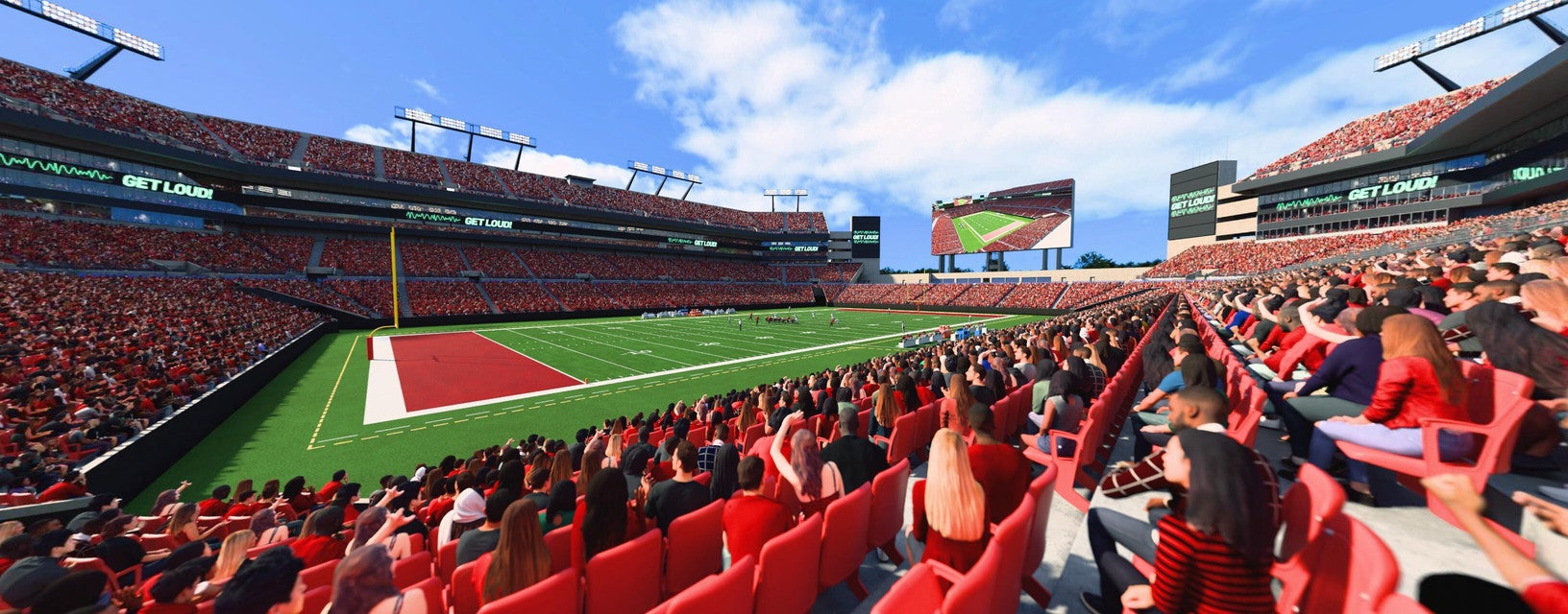 Seat view from Lower Level Sideline