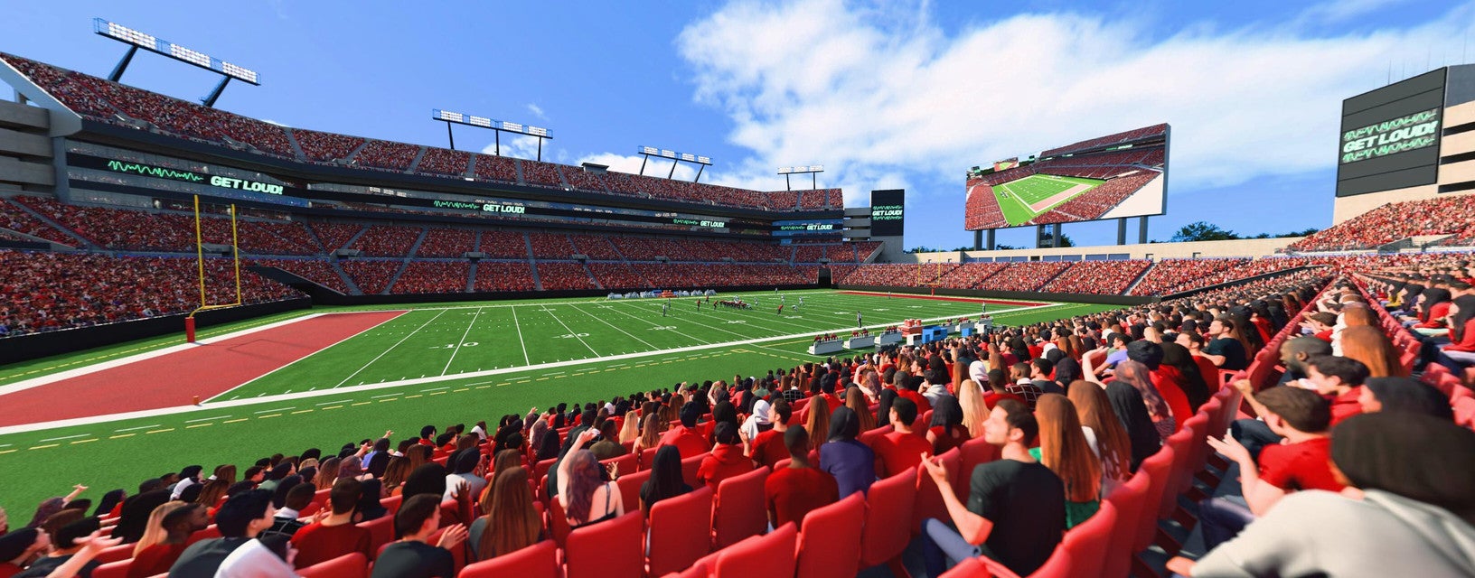 Seat view from Lower Level Sideline