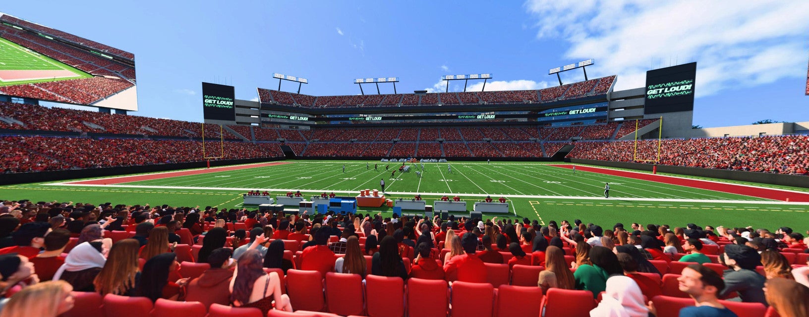 Seat view from Lower Level Sideline