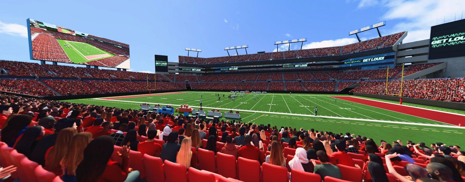 Seat view from Lower Level Sideline