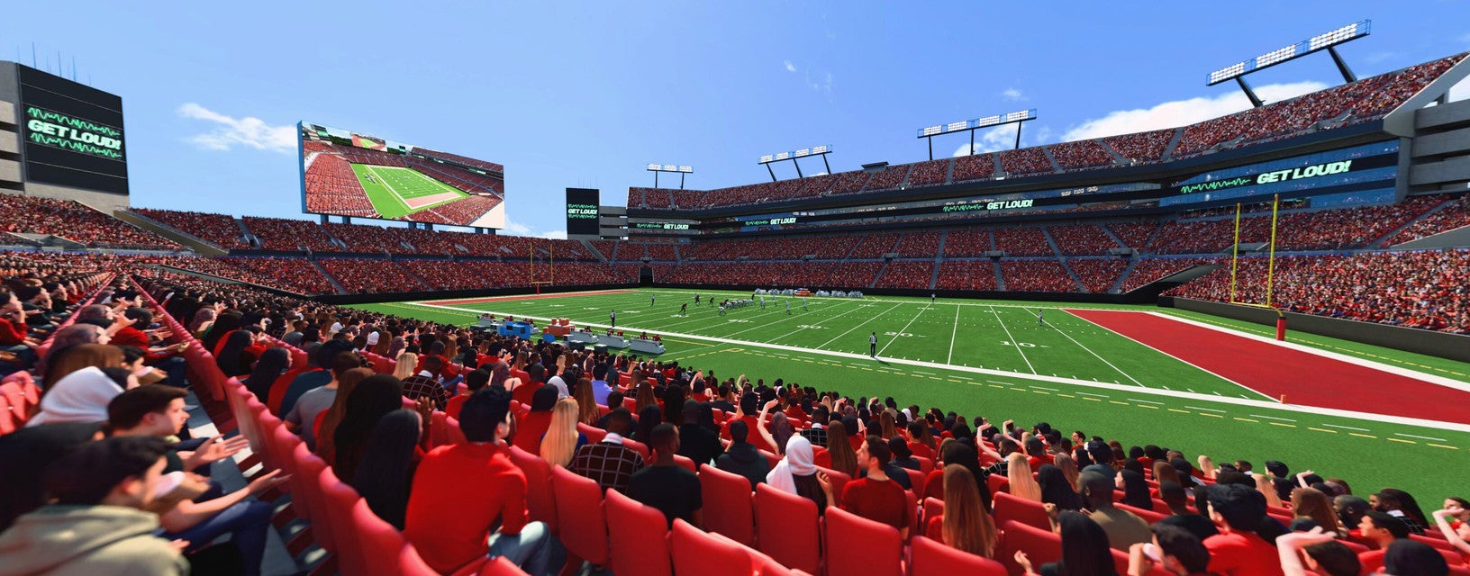Seat view from Lower Level Sideline
