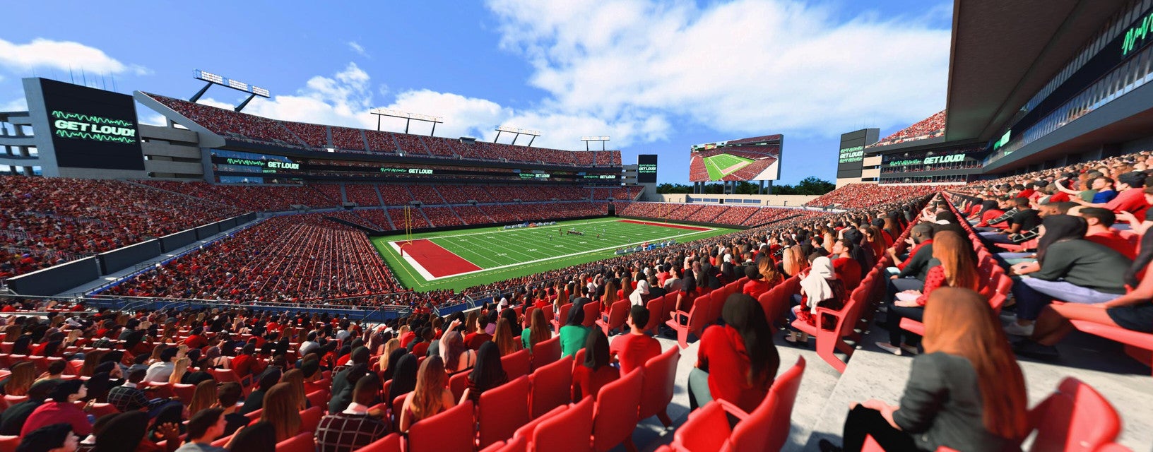 Seat view from Club Sideline