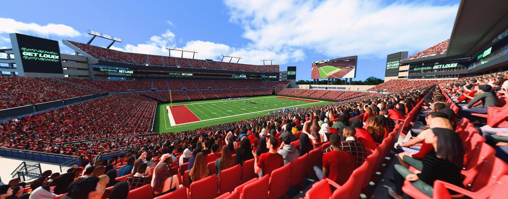 Seat view from Club Sideline