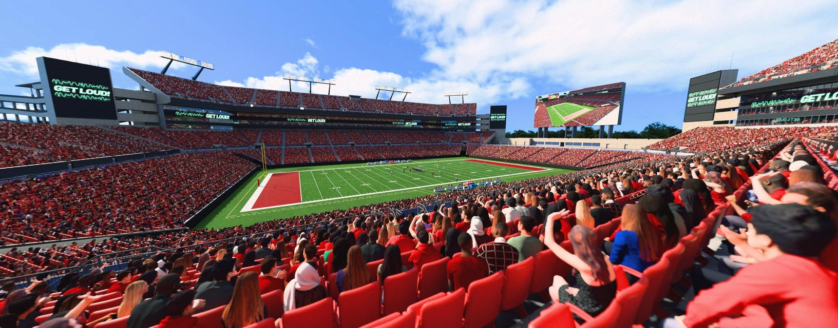 Seat view from Club Sideline