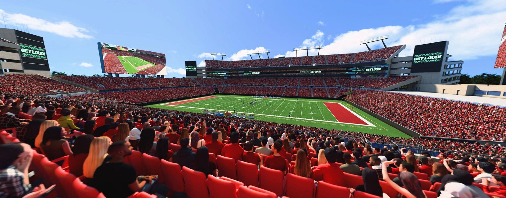 Seat view from Club Sideline