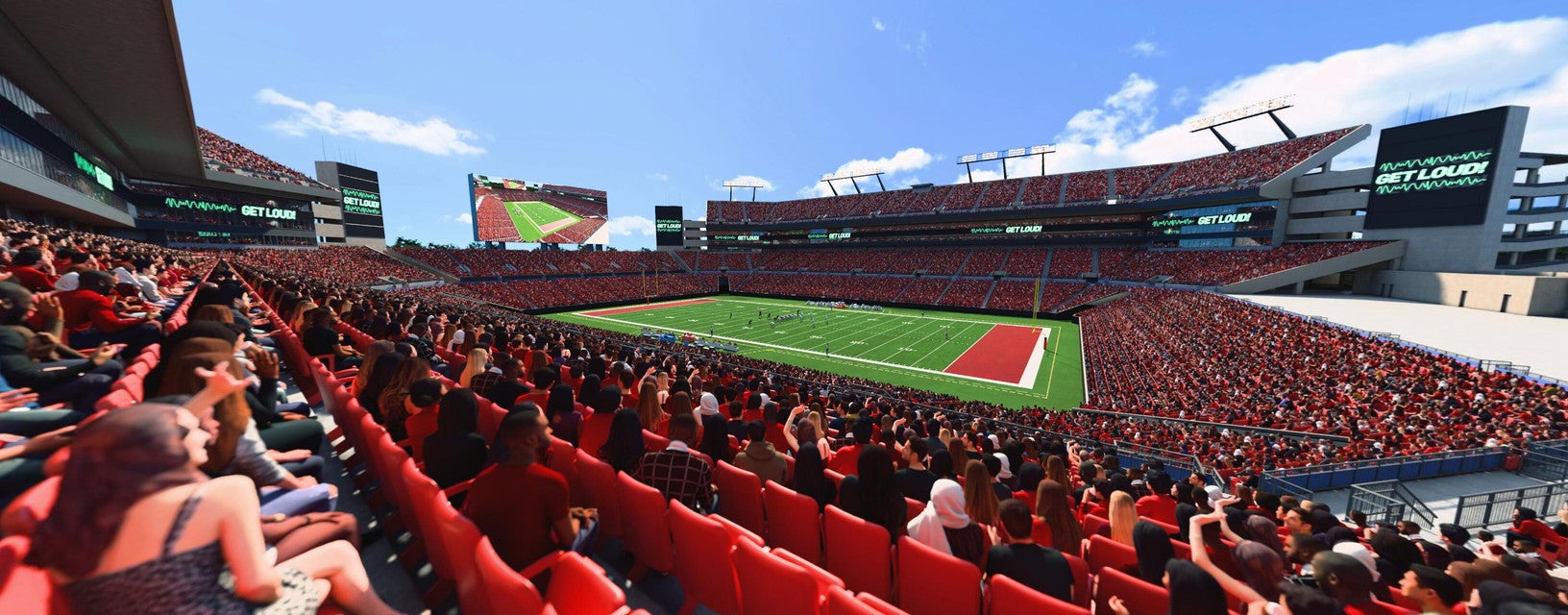 Seat view from Club Sideline