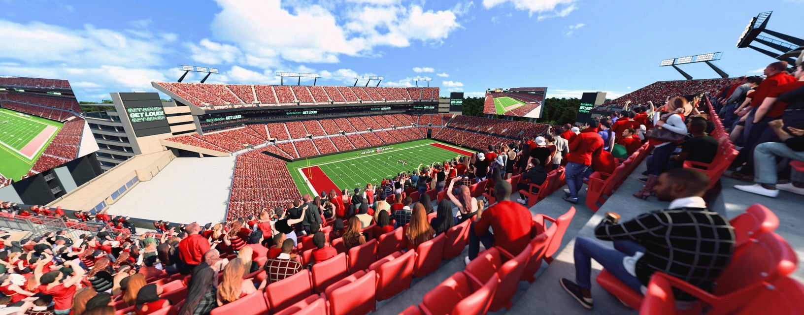 Seat view from Upper Deck