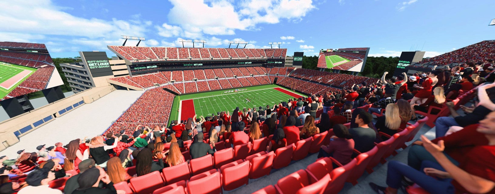 Seat view from Upper Deck