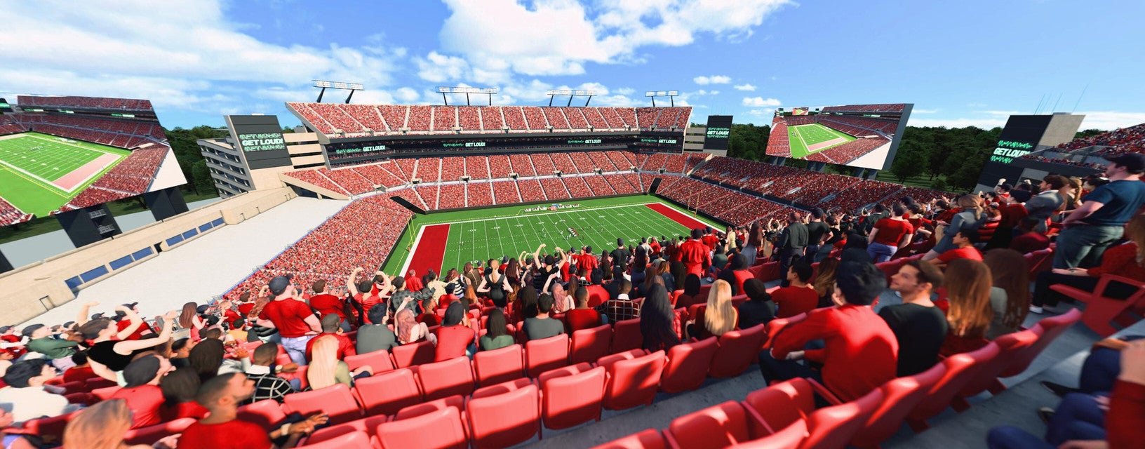 Seat view from Upper Deck
