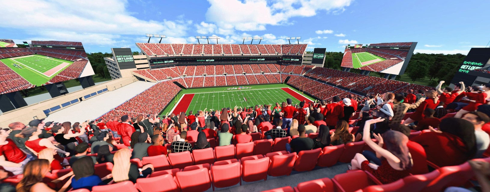 Seat view from Upper Deck